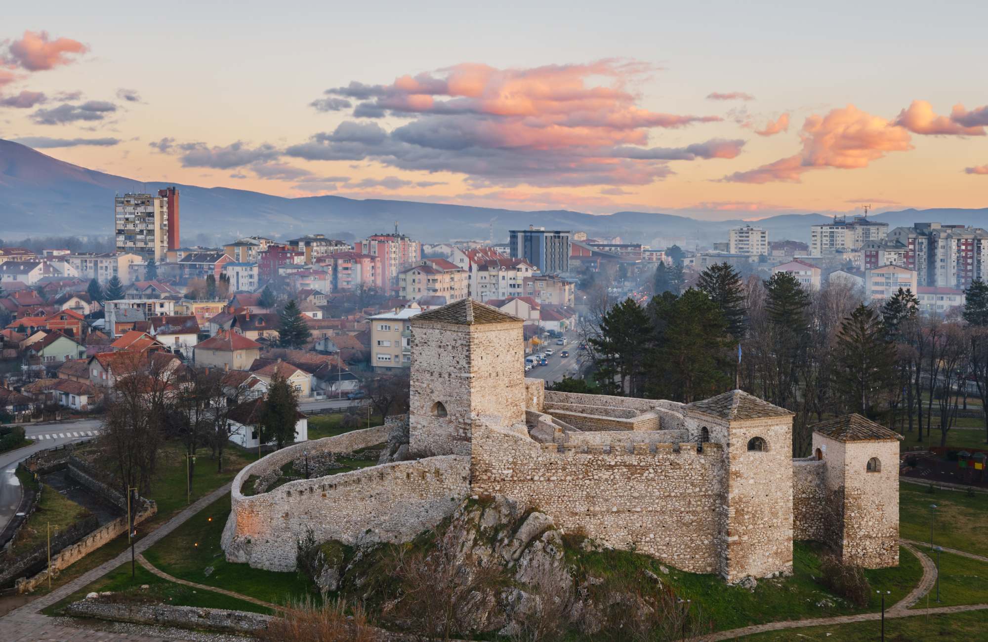 Historic fortress in Pirot, Serbia